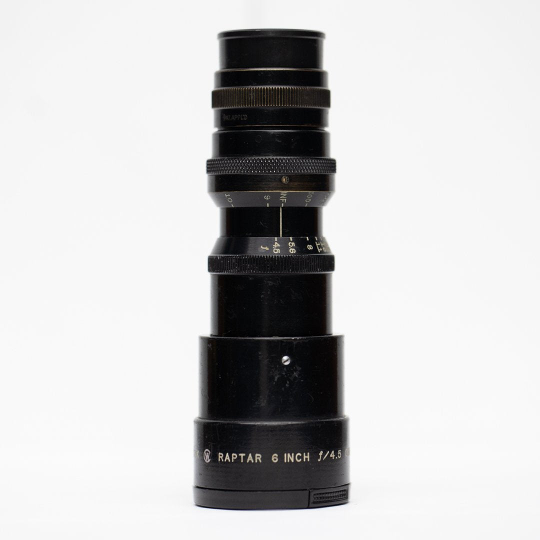 Wollensak Cine Raptar 150mm 6" f/4.5 C Mount Lens S# n/a