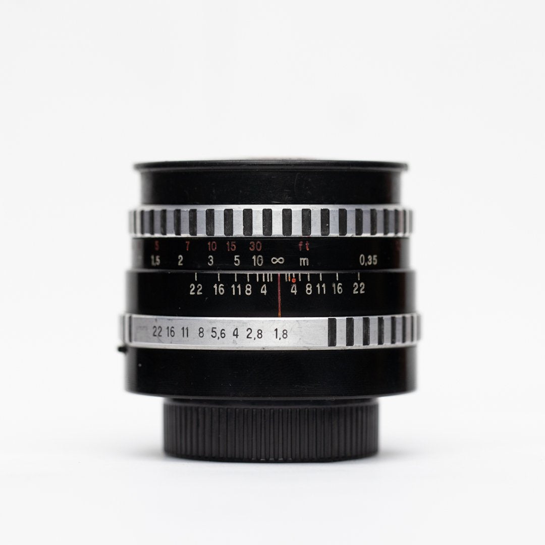 Carl Zeiss Jena DDR 50mm t/1.8 M42 Pentax Screw Mount S# 9461203
