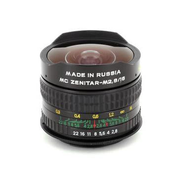 Zenitar 16mm F2.8  Fish-Eye Lens M42 Mount