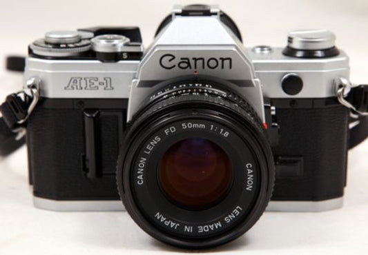Canon AE-1 35mm Camera body with Canon 50mm Lens